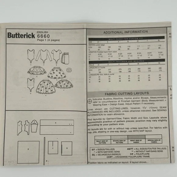 Sewing Pattern - Ballerina - Size 2,3,4,5 - Picture 4 of 4